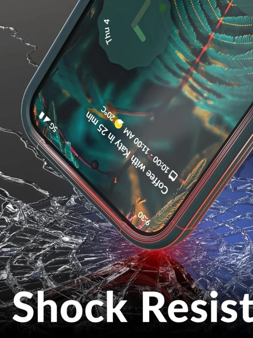 Google Pixel 10 / 10 Pro Case Dual Layer Shockproof Protective Forest Gree